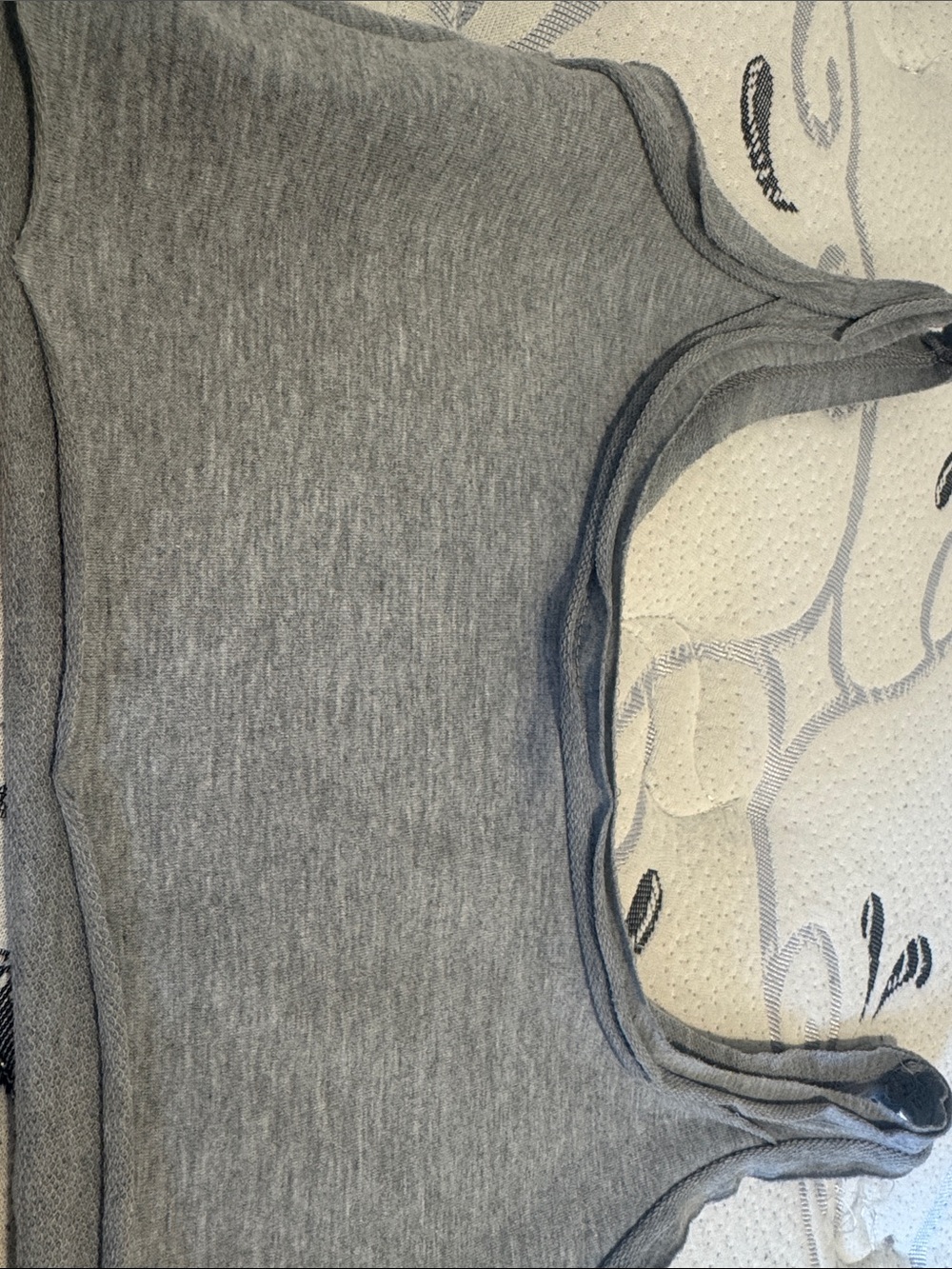 SHEIN Gray Ribbed Tank Bralette